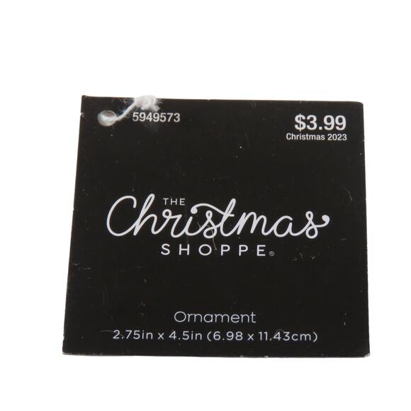 French Bulldog Christmas Tree Ornament Décor 4.5 " Tall Wreath,  Candy Cane - Picture 13 of 14